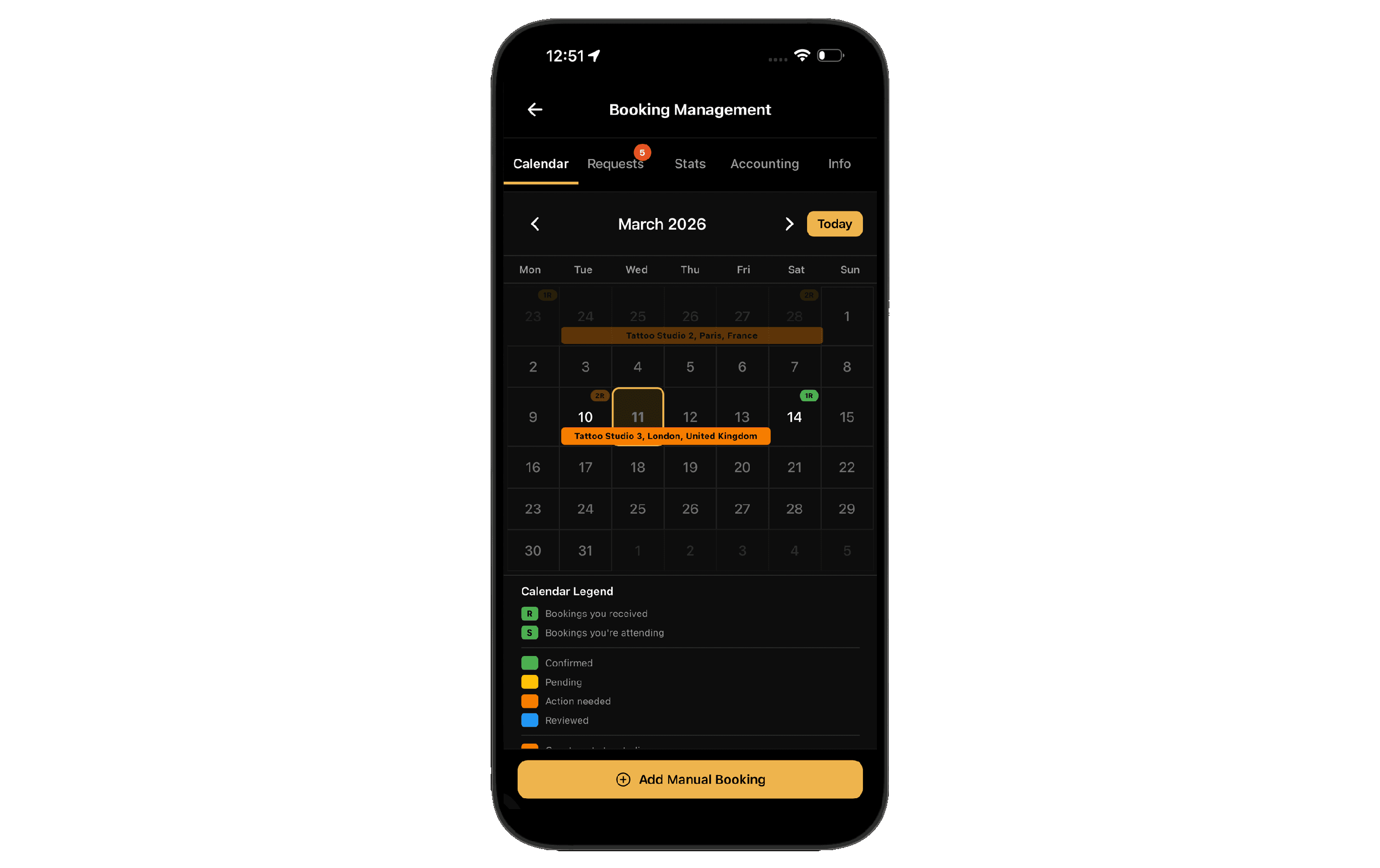 Bookings 1