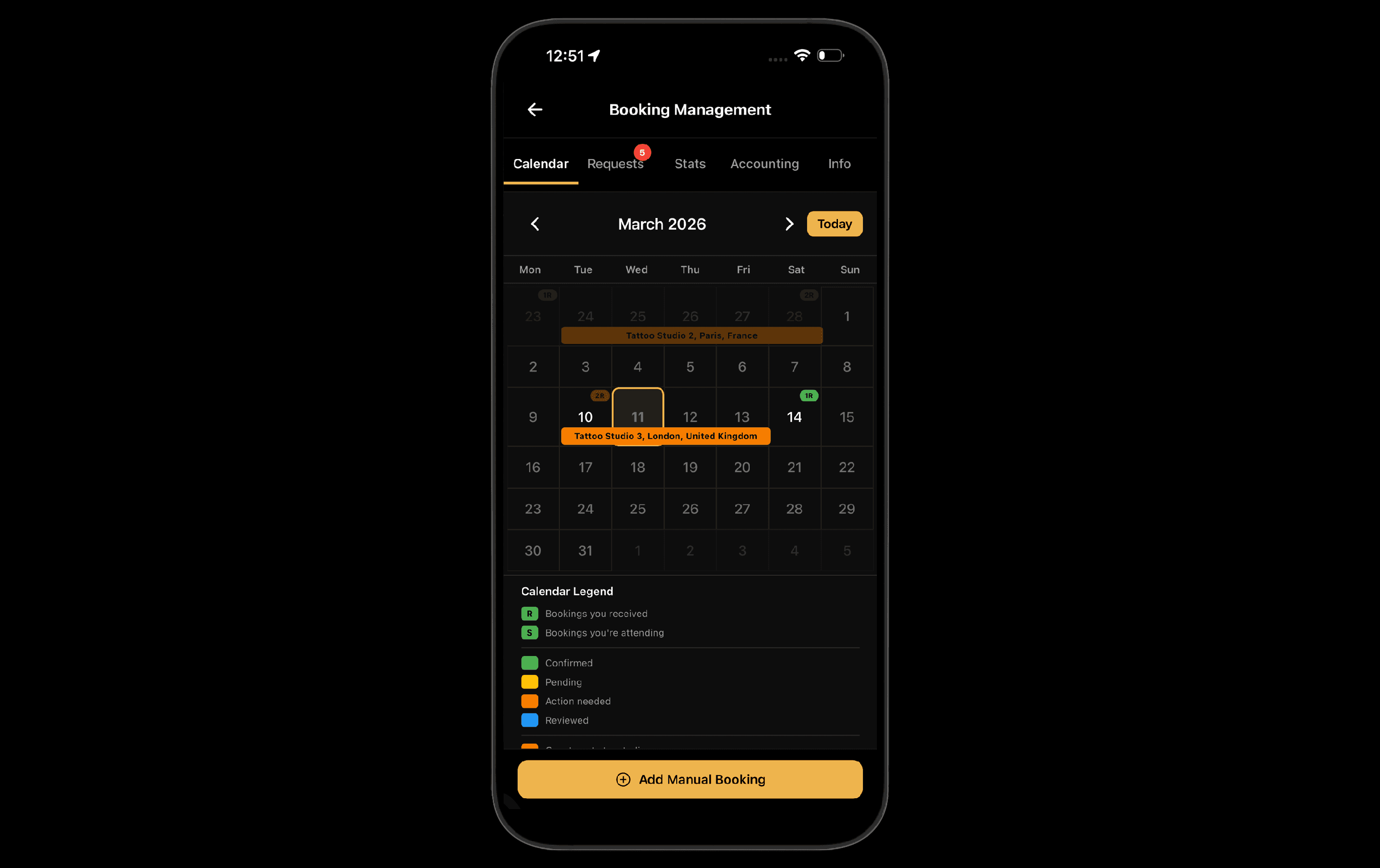 Bookings 1