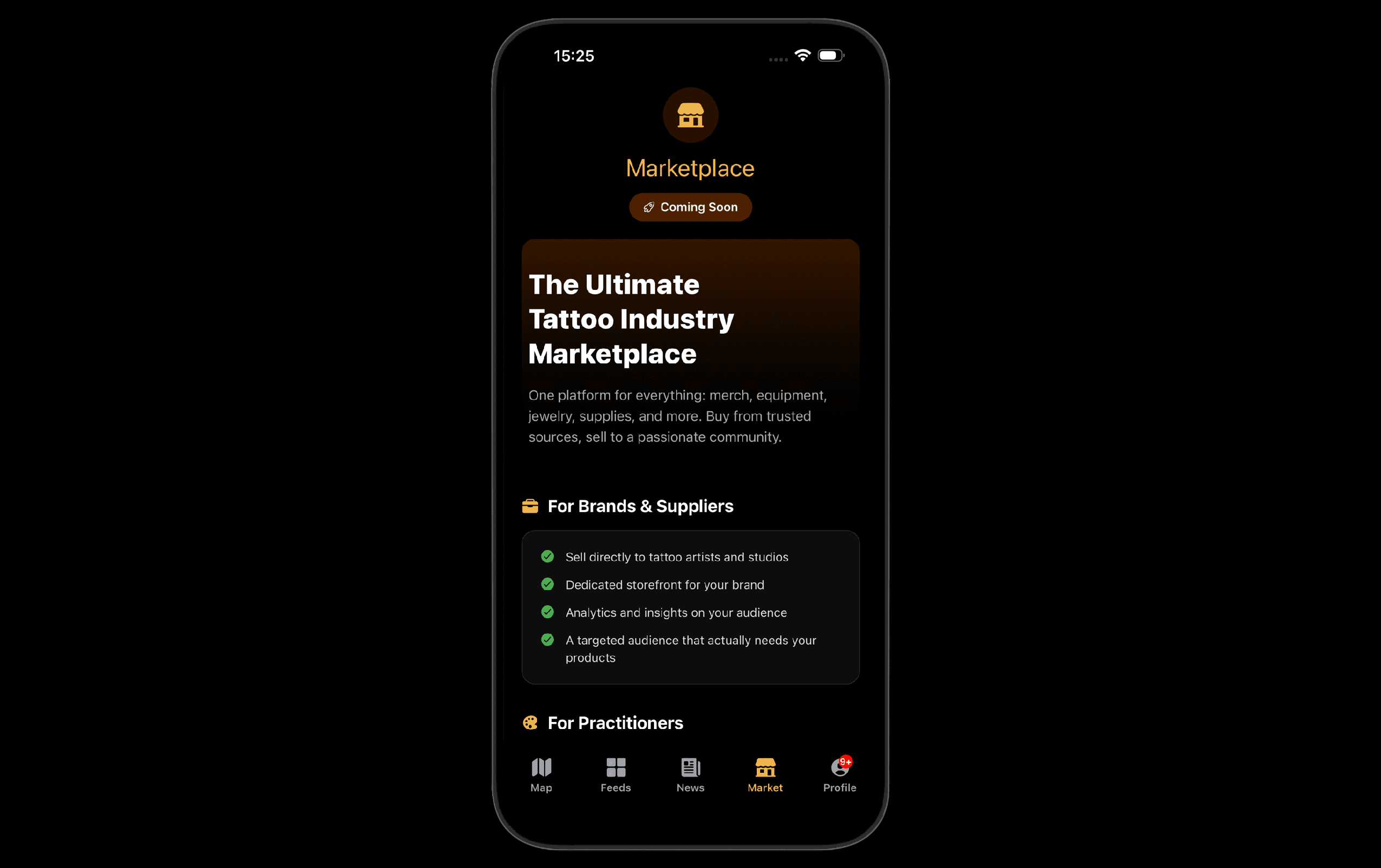 Marketplace screenshot